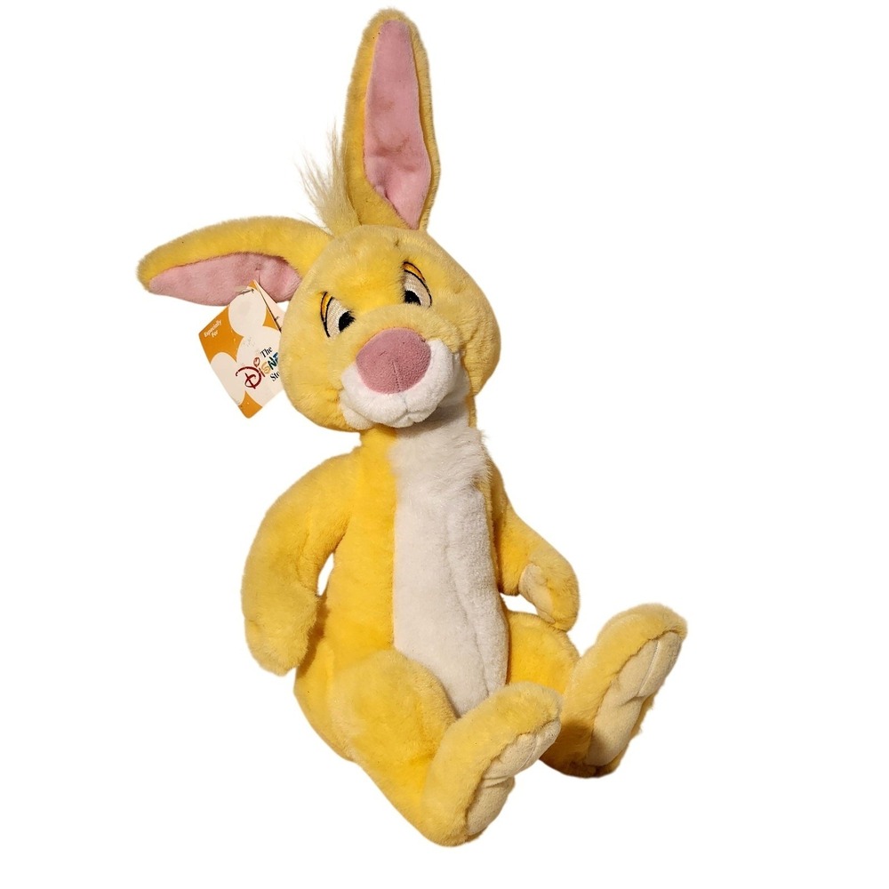 Vintage Disney Store Rabbit Winnie The Pooh Plush Stuffed Animal Bunny with tags